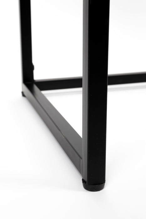 Eettafel Consoletafel Guuji MDF Zwart 40x120 cm-Eettafels-Creating Home