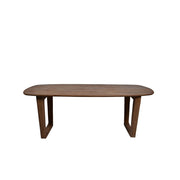 Eettafel Cortez Mangohout Bruin 100x200 cm-Eettafels-Livingfurn