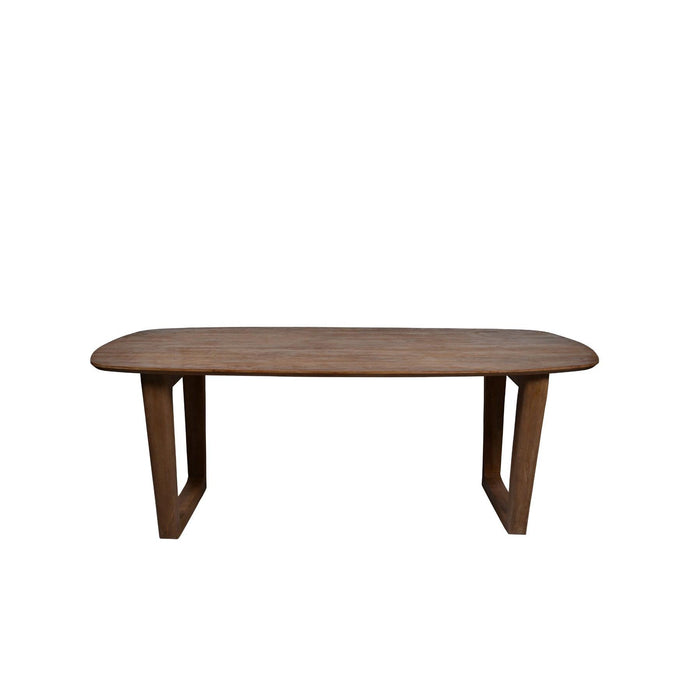 Eettafel Cortez Mangohout Bruin 100x200 cm-Eettafels-Livingfurn
