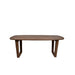 Eettafel Cortez Mangohout Bruin 100x200 cm-Eettafels-Livingfurn