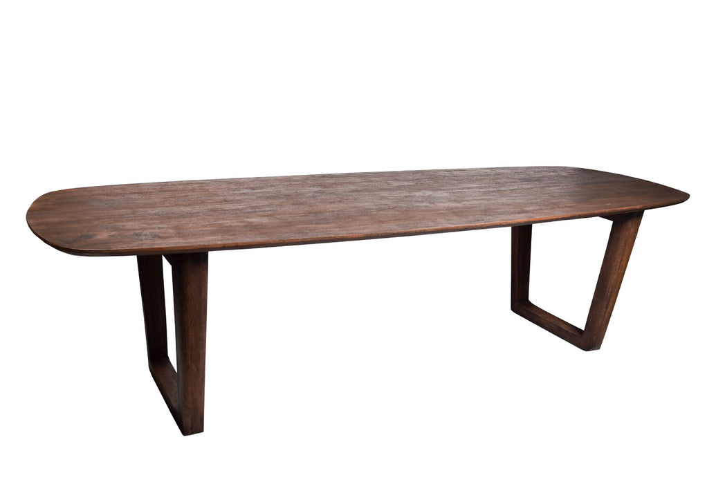 Eettafel Cortez Mangohout Bruin 100x270 cm-Eettafels-Livingfurn