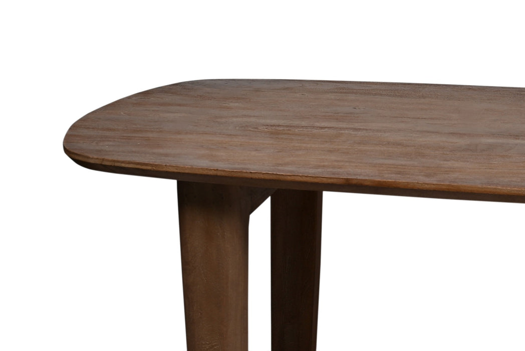 Eettafel Cortez Mangohout Bruin 100x270 cm-Eettafels-Livingfurn