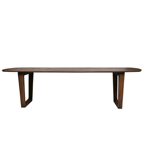 Eettafel Cortez Mangohout Bruin 100x270 cm-Eettafels-Livingfurn
