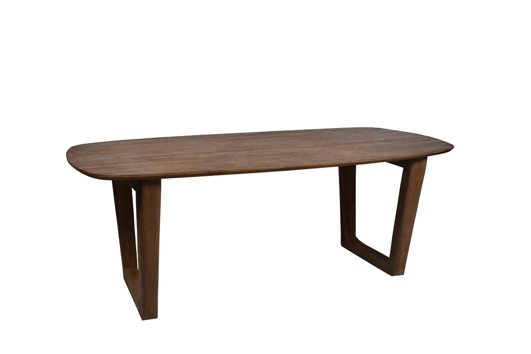 Eettafel Cortez Mangohout Bruin 200x100 cm-Eettafels-Livingfurn