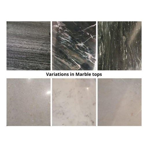 Eettafel DT- Marble Marmer Zwart 200x100 cm-Eettafels-Livingfurn