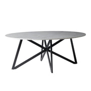 Eettafel DT- Marble Marmer Zwart 200x100 cm-Eettafels-Livingfurn