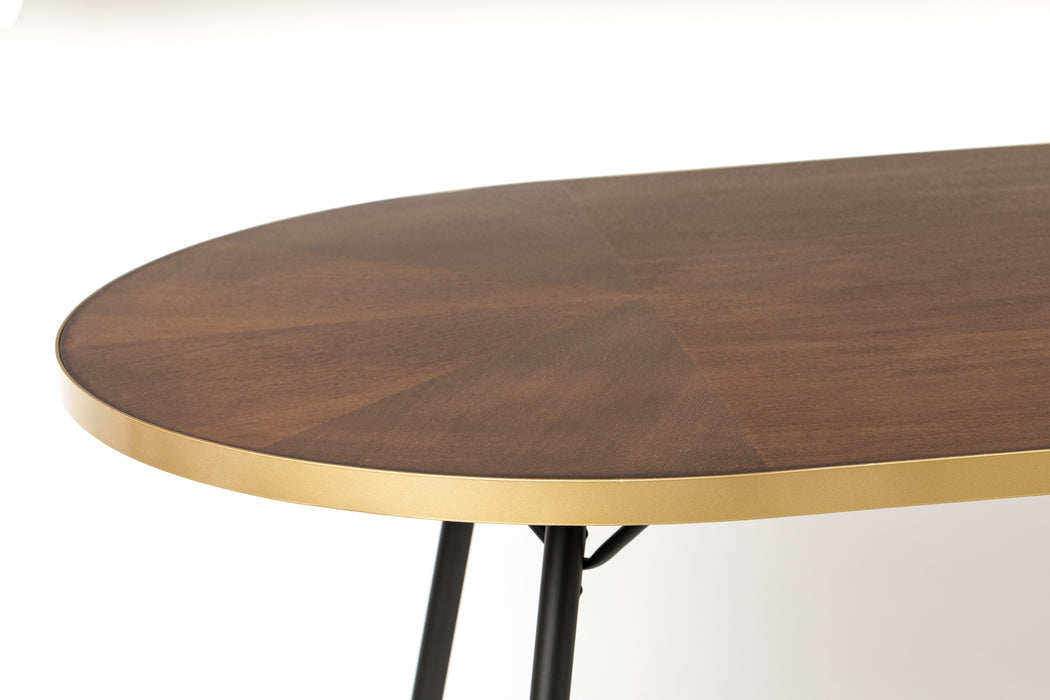 Eettafel Denise 200 Ash veneer Zwart 90x200 cm