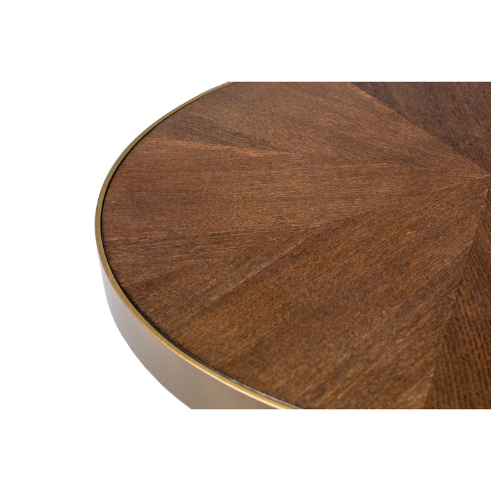 Eettafel Denise Oval 180 Ash veneer Zwart 90x180 cm-Eettafels-Creating Home
