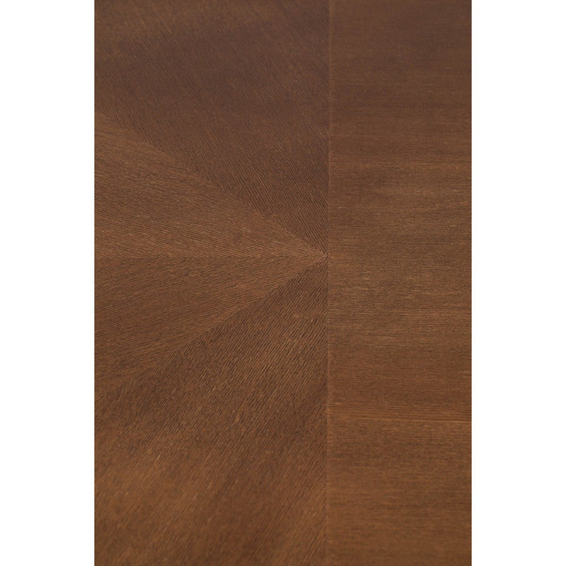 Eettafel Denise Oval 180 Ash veneer Zwart 90x180 cm-Eettafels-Creating Home