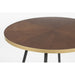 Eettafel Denise Rond Ash veneer Zwart Ø91x75 cm-Eettafels-Creating Home