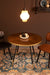 Eettafel Denise Rond Ash veneer Zwart Ø91x75 cm-Eettafels-Creating Home