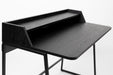Eettafel Desk Giorgio Eikenfineer Zwart 120x60 cm-Eettafels-Creating Home