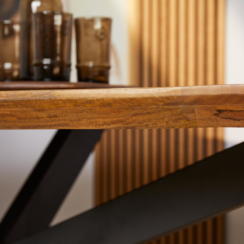 Eettafel Eetkamertafel Brandy Ovaal 180 cm 180x90x76 cm-Eettafels-Starfurn