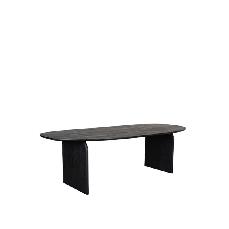 Eettafel Eetkamertafel Cooper Zwart Mangohout 210 cm-Eettafels-LABEL51