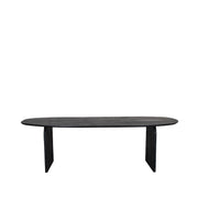 Eettafel Eetkamertafel Cooper Zwart Mangohout 250 cm-Eettafels-LABEL51