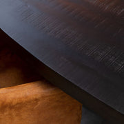 Eettafel Eetkamertafel Denver Zwart Ovaal 240 cm 240x110x76 cm-Eettafels-Starfurn