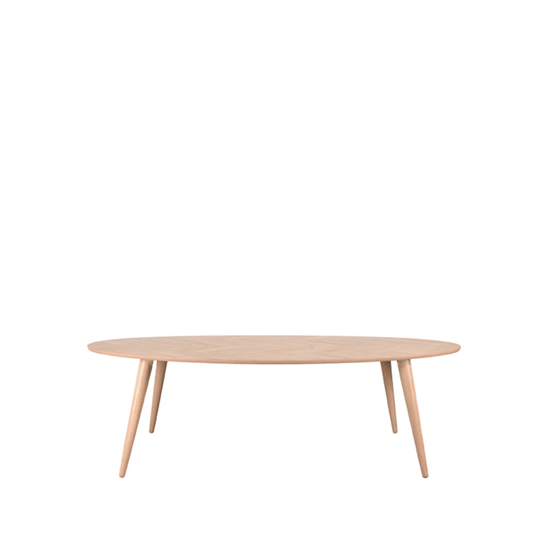 Eettafel Eetkamertafel Ines Naturel Eiken 210 cm Ovaal-Eettafels-LABEL51