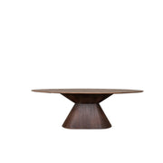 Eettafel Eetkamertafel Jagger Espresso Mangohout 200 cm Ovaal-Eettafels-LABEL51