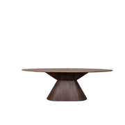 Eettafel Eetkamertafel Jagger Espresso Mangohout 220 cm Ovaal-Eettafels-LABEL51