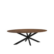 Eettafel Eetkamertafel James Nature Smooth Mangohout 210 cm Ovaal-Eettafels-LABEL51