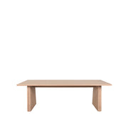 Eettafel Eetkamertafel Jule Naturel Eiken 240 cm 240x100x75 cm-Eettafels-LABEL51