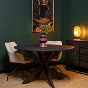Eettafel Eetkamertafel New York Rond 150 cm 150x150x76 cm-Eettafels-Starfurn