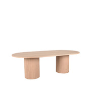 Eettafel Eetkamertafel Oliva Naturel Eiken 240 cm 240x120x75 cm-Eettafels-LABEL51
