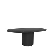 Eettafel Eetkamertafel Oliva Zwart Eiken 150-200 cm Uitschuifbaar-Eettafels-LABEL51