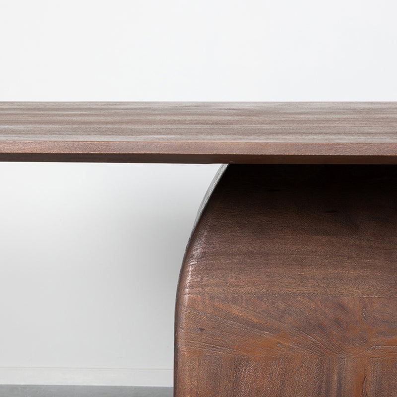 Eettafel Eetkamertafel Owen Espresso Mangohout 220 cm-Eettafels-LABEL51