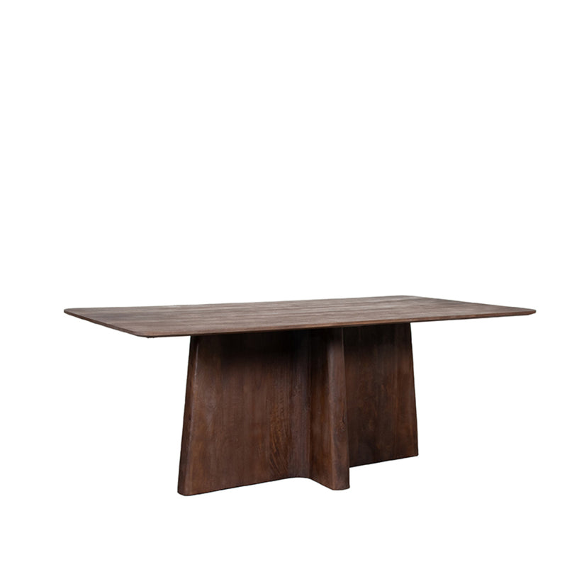 Eettafel Eetkamertafel Scott Espresso Mangohout 220 cm-Eettafels-LABEL51