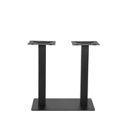 Eettafel Eetkamertafel Tafelpoot Dubbel Zwart Metaal 72 cm-Tafelpoten-LABEL51