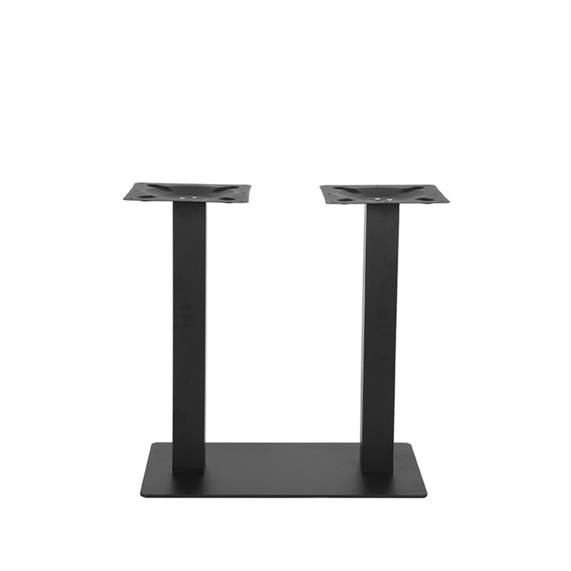 Eettafel Eetkamertafel Tafelpoot Dubbel Zwart Metaal 72 cm-Tafelpoten-LABEL51