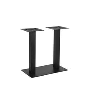 Eettafel Eetkamertafel Tafelpoot Dubbel Zwart Metaal 72 cm-Tafelpoten-LABEL51