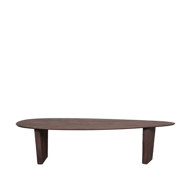 Eettafel Eetkamertafel Wow Espresso Mangohout 300 cm-Eettafels-LABEL51