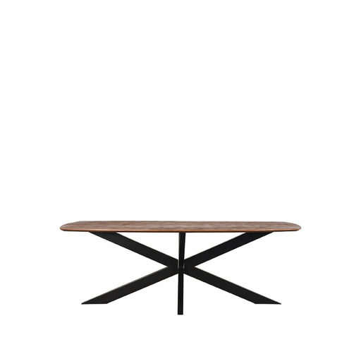 Eettafel Eetkamertafel Zane Espresso Mangohout 160 cm-Eettafels-LABEL51