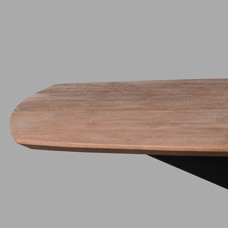 Eettafel Eetkamertafel Zane Espresso Mangohout 220 cm-Eettafels-LABEL51
