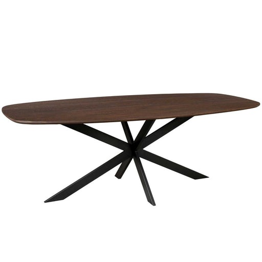 Eettafel Eiken eettafel Ferris Deens Ovaal 200 cm Bruin-Eettafels-Starfurn