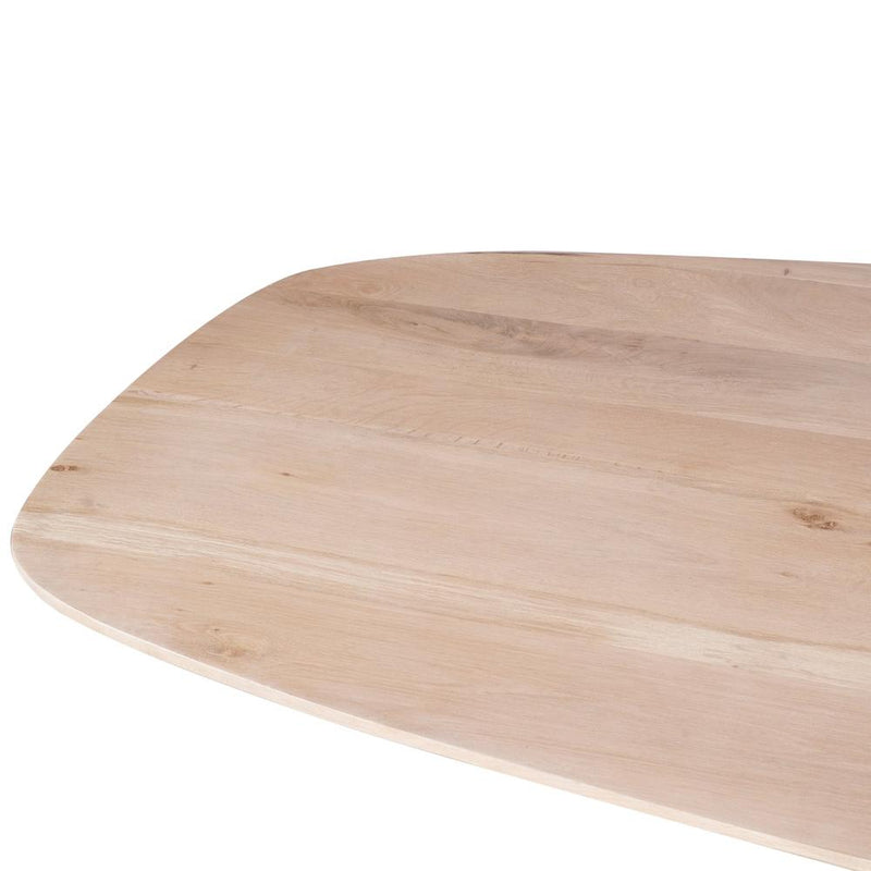 Eettafel Eiken eettafel Ferris Deens Ovaal 200 cm Naturel-Eettafels-Starfurn