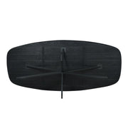 Eettafel Eiken eettafel Ferris Deens Ovaal 200 cm Zwart-Eettafels-Starfurn