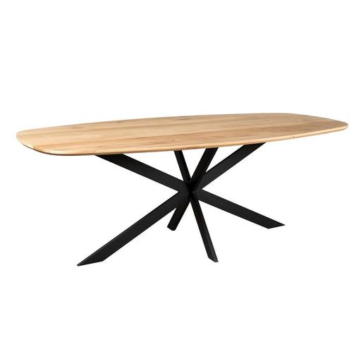Eettafel Eiken eettafel Ferris Deens Ovaal 240 cm Naturel-Eettafels-Starfurn