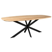 Eettafel Eiken eettafel Ferris Deens Ovaal 280 cm Naturel-Eettafels-Starfurn