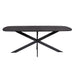 Eettafel Elegance Zwart - Deens ovaal - 200x100 cm-Eettafels-Starfurn