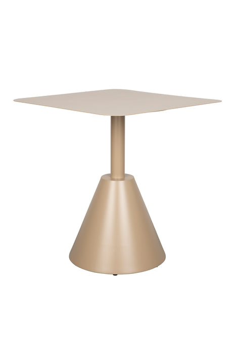 Eettafel Fabby Bistrotable Metaal Beige 70x70, productafbeelding