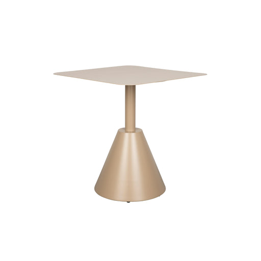 Eettafel Fabby Metaal Beige 70x70 cm-Eettafels-Creating Home