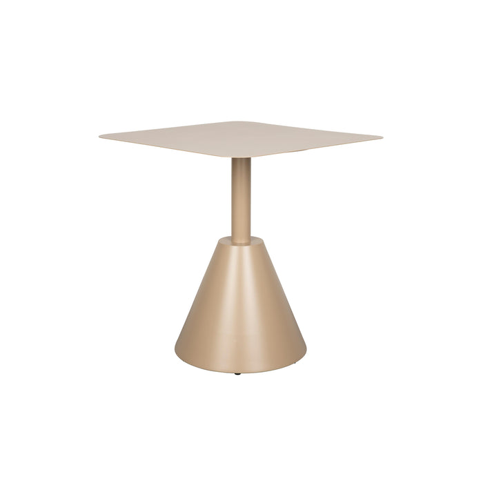 Eettafel Fabby Metaal Beige 70x70 cm-Eettafels-Creating Home