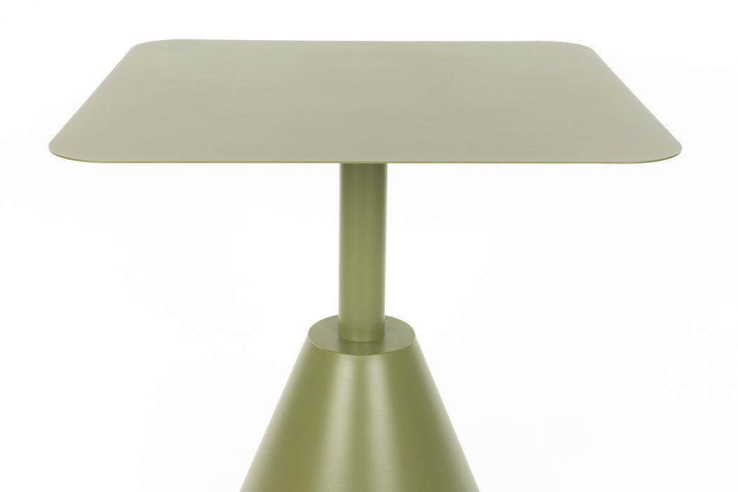 Eettafel Fabby Bistrotable Metaal Groen 70x70, sfeerbeeld 2