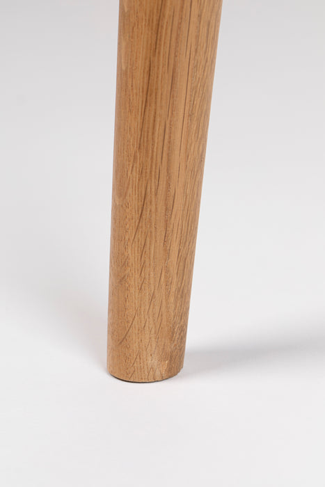 Eettafel Fabio 100 Eikenfineer Naturel Ø100x75 cm-Eettafels-Creating Home