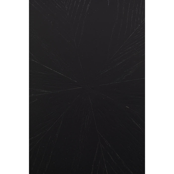 Eettafel Fabio 120 Eikenfineer Zwart Ø120x75 cm-Eettafels-Creating Home