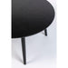 Eettafel Fabio 120 Eikenfineer Zwart Ø120x75 cm-Eettafels-Creating Home