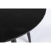 Eettafel Fabio 120 Eikenfineer Zwart Ø120x75 cm-Eettafels-Creating Home